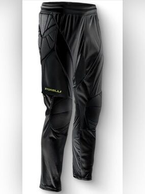 Storelli BodyShield Goalkeeper Padded Soccer Compression Pants XL Black